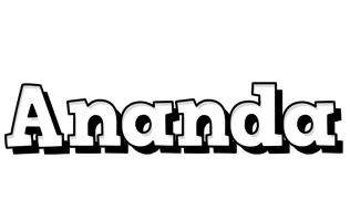 Ananda snowing logo