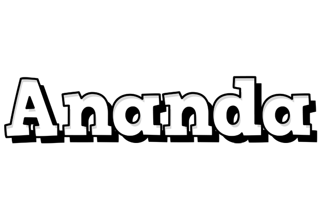 Ananda snowing logo