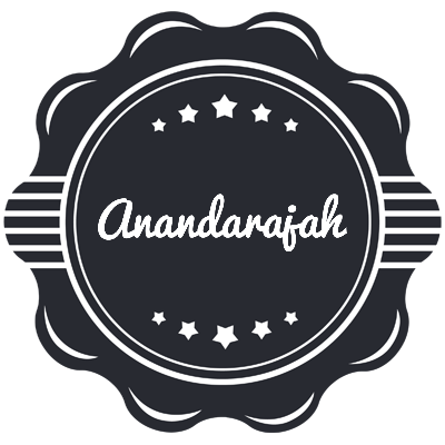 Anandarajah badge logo