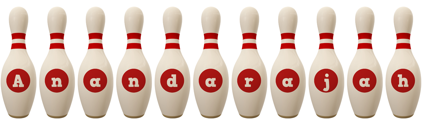 Anandarajah bowling-pin logo