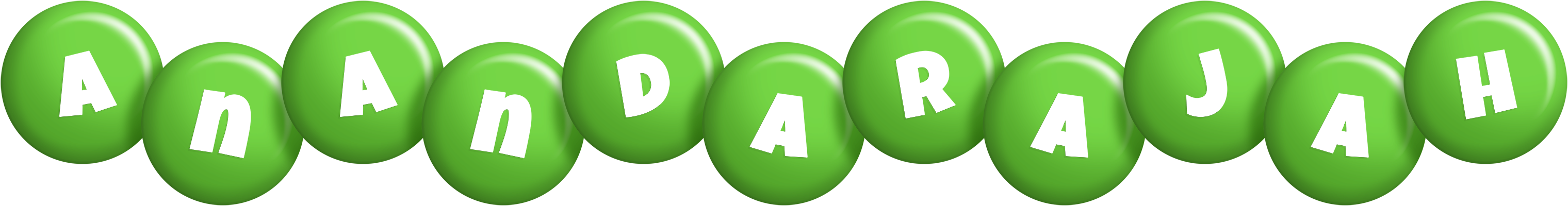 Anandarajah candy-green logo