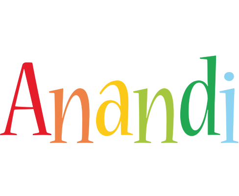 Anandi birthday logo