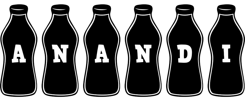 Anandi bottle logo