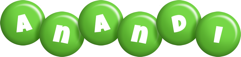 Anandi candy-green logo