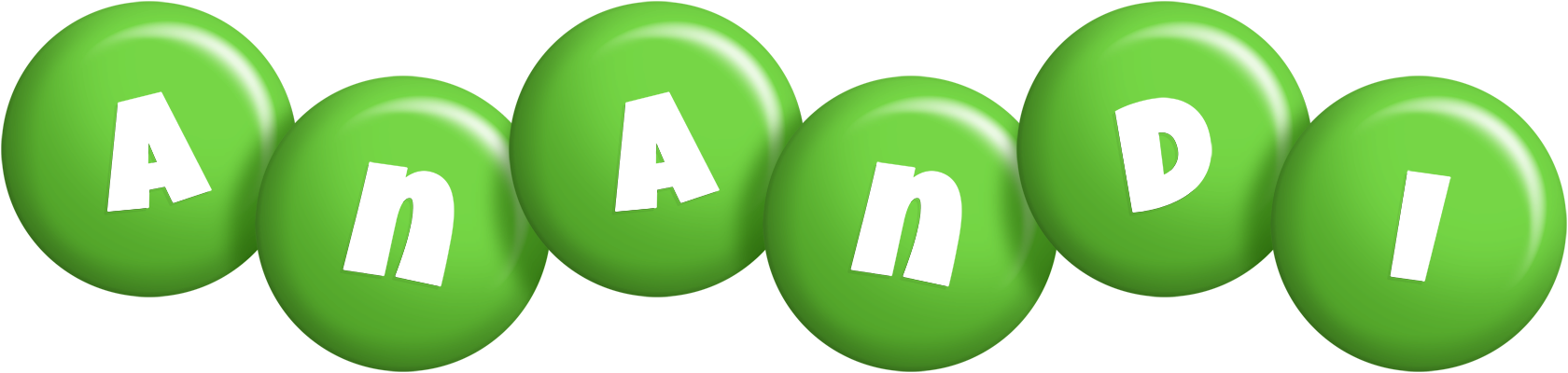 Anandi candy-green logo