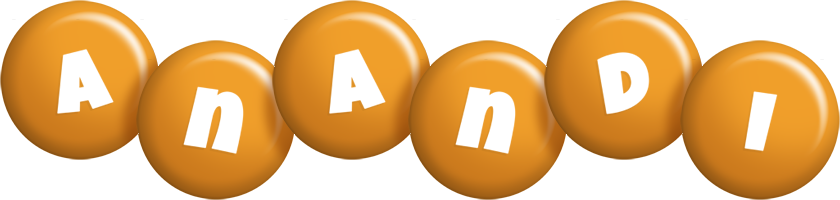 Anandi candy-orange logo