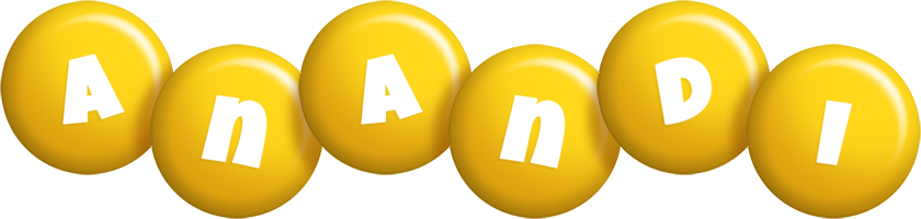 Anandi candy-yellow logo