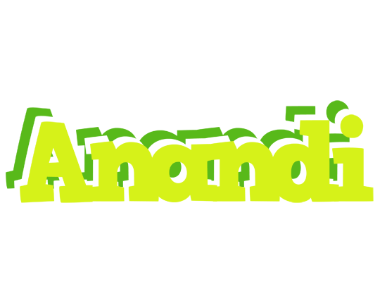 Anandi citrus logo