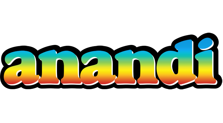 Anandi color logo