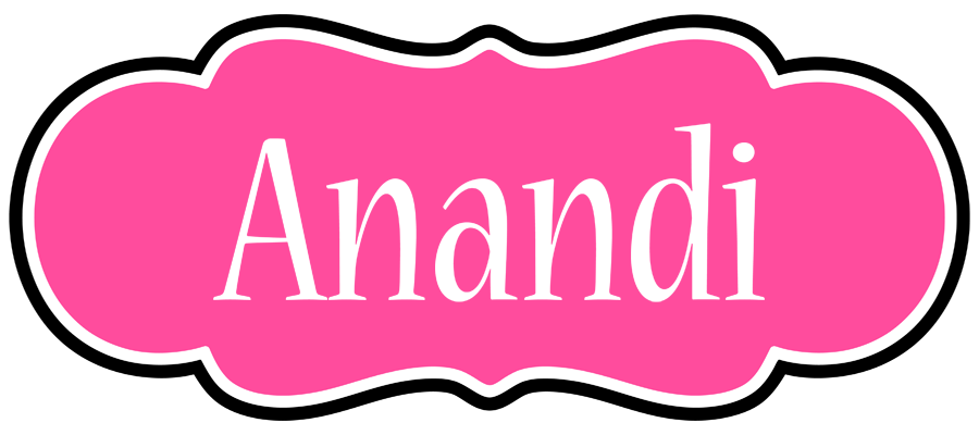 Anandi invitation logo