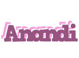 Anandi relaxing logo