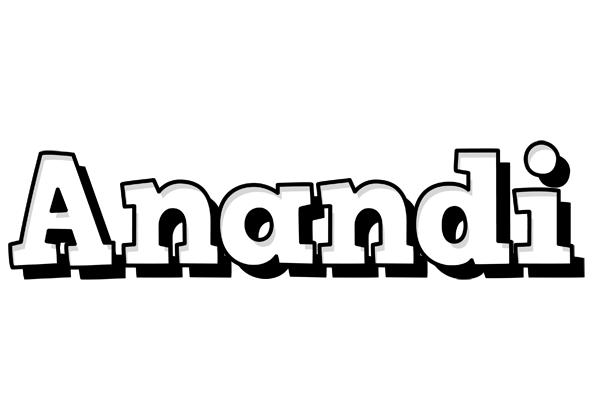 Anandi snowing logo