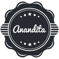 Anandita badge logo