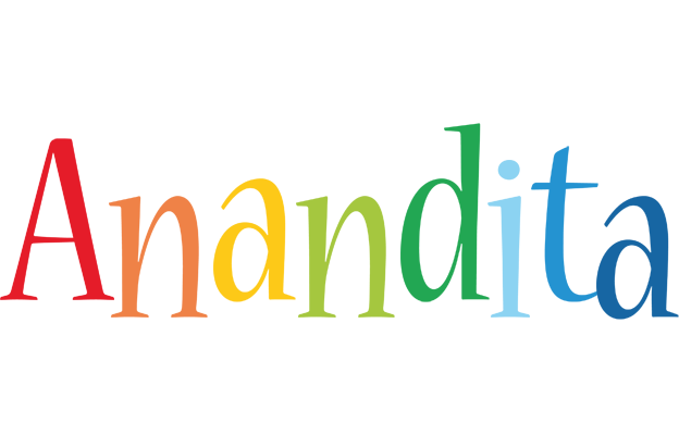 Anandita birthday logo