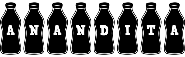 Anandita bottle logo