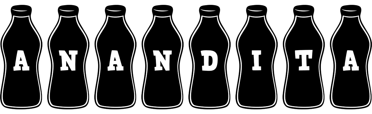 Anandita bottle logo