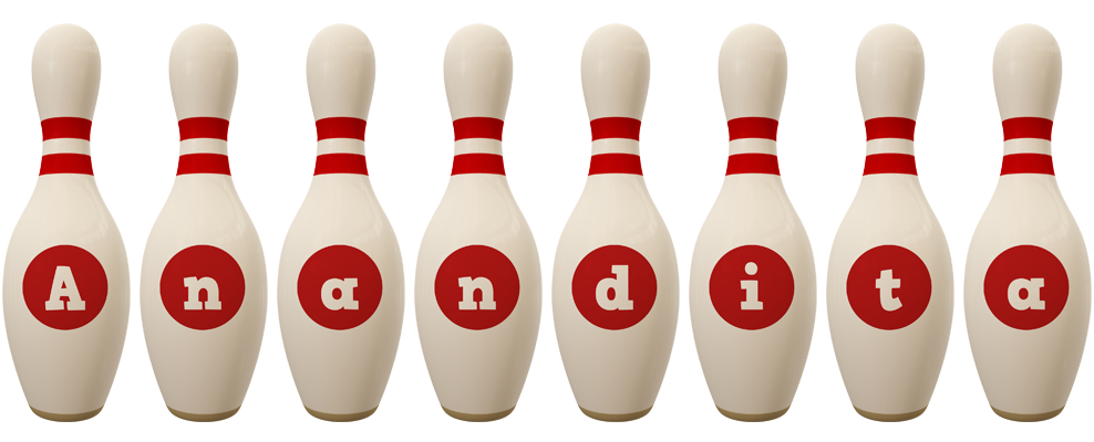Anandita bowling-pin logo