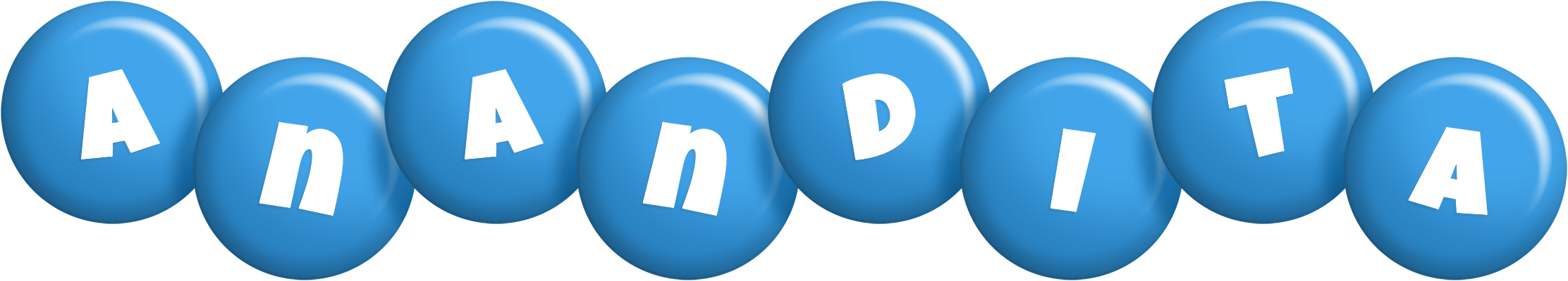 Anandita candy-blue logo