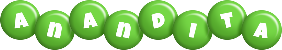 Anandita candy-green logo