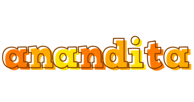 Anandita desert logo