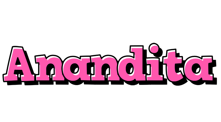 Anandita girlish logo