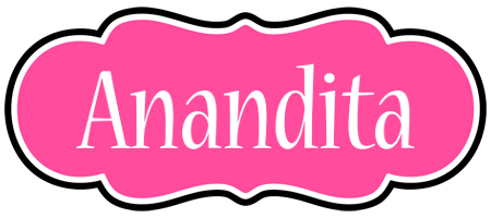 Anandita invitation logo