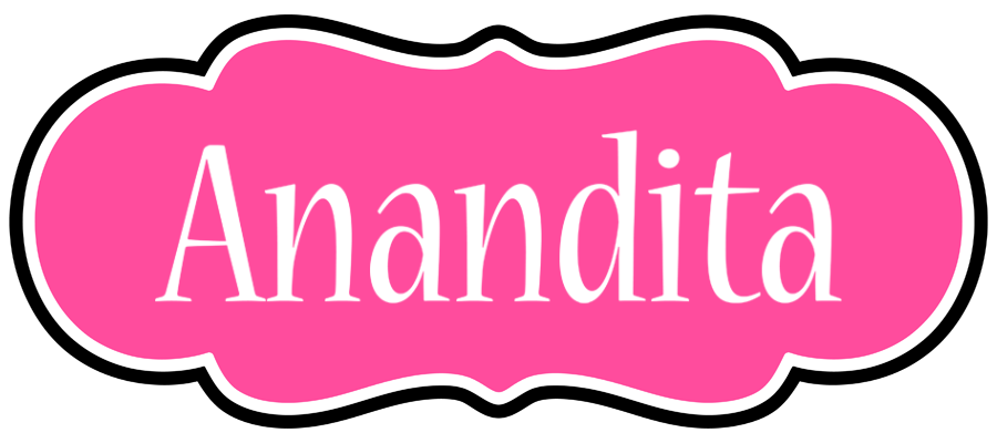 Anandita invitation logo
