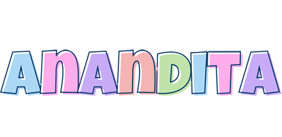 Anandita pastel logo