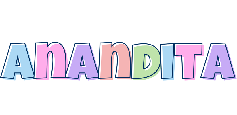 Anandita pastel logo