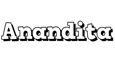 Anandita snowing logo