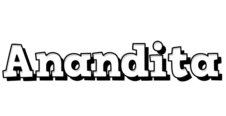 Anandita snowing logo