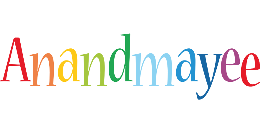 Anandmayee birthday logo
