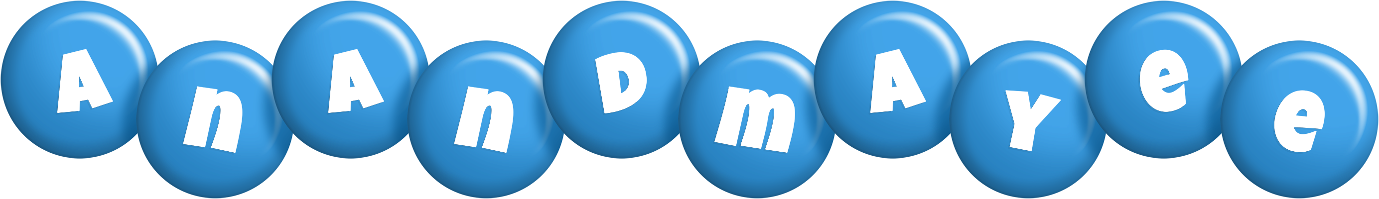 Anandmayee candy-blue logo