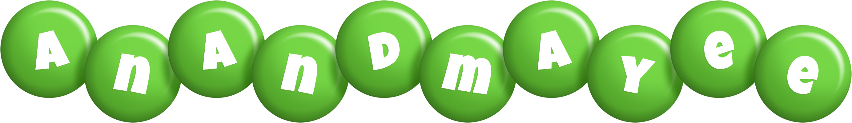 Anandmayee candy-green logo