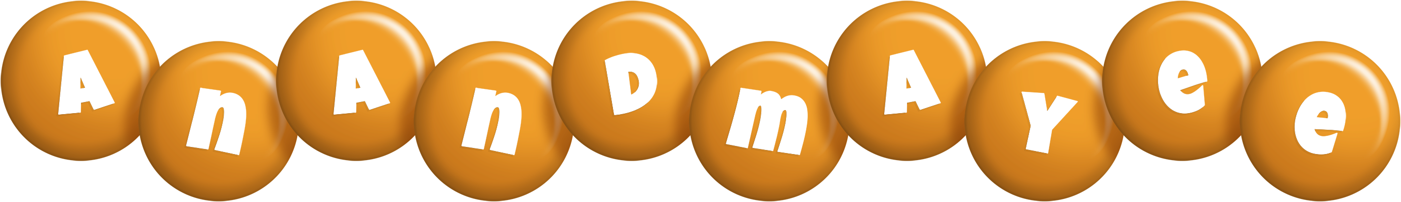 Anandmayee candy-orange logo