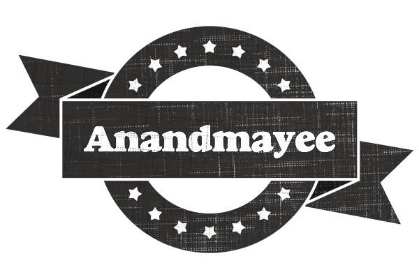 Anandmayee grunge logo