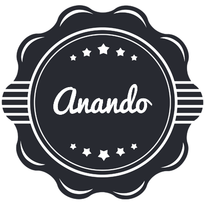 Anando badge logo