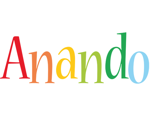 Anando birthday logo