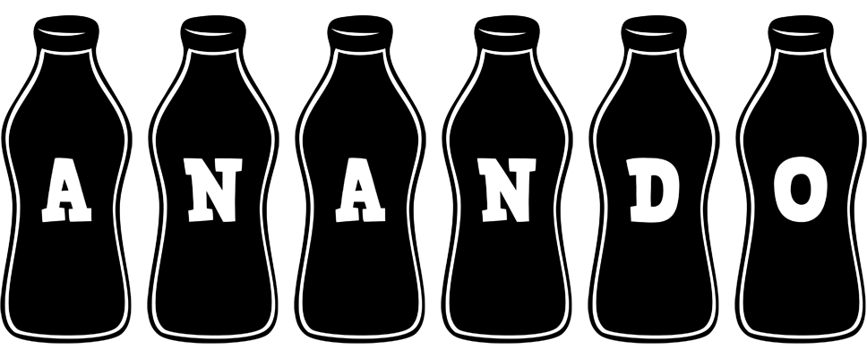 Anando bottle logo