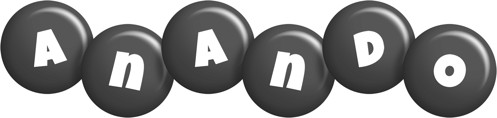 Anando candy-black logo