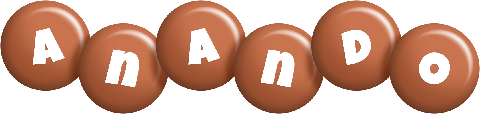 Anando candy-brown logo