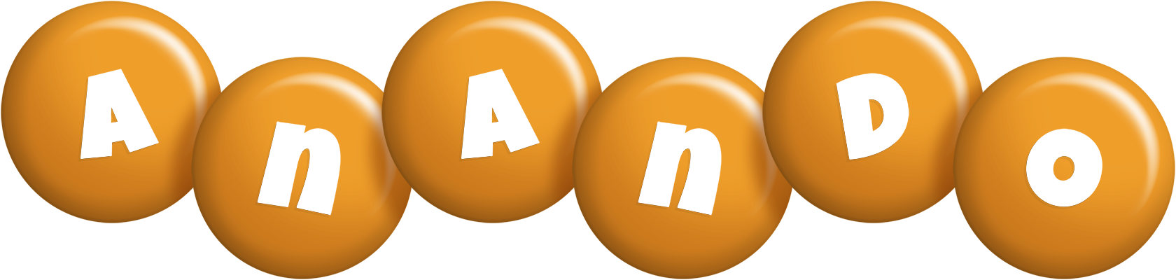 Anando candy-orange logo