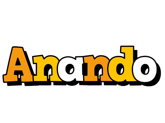 Anando cartoon logo