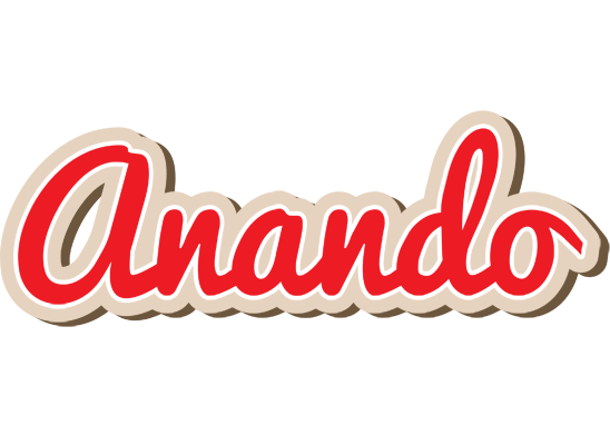 Anando chocolate logo