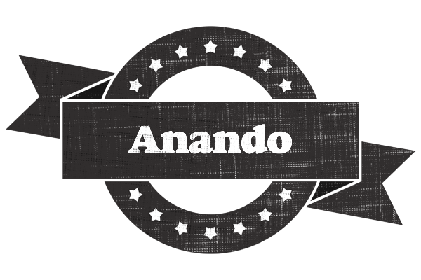 Anando grunge logo