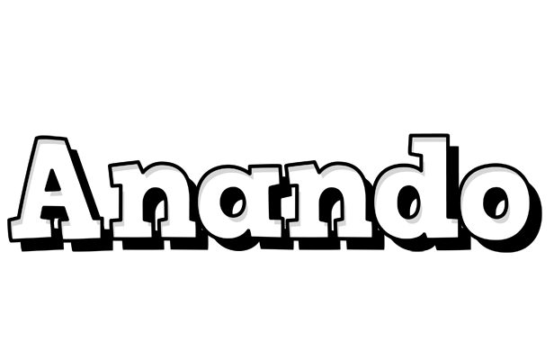 Anando snowing logo