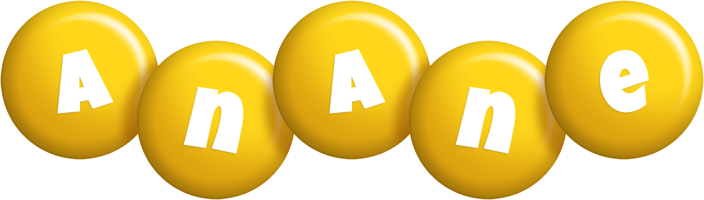 Anane candy-yellow logo
