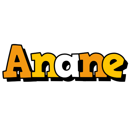 Anane cartoon logo