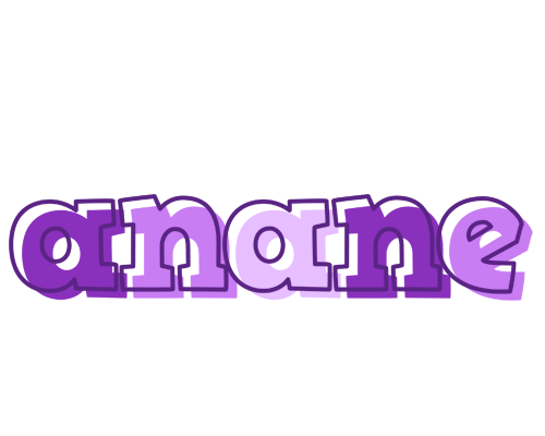 Anane sensual logo