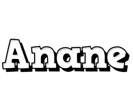 Anane snowing logo